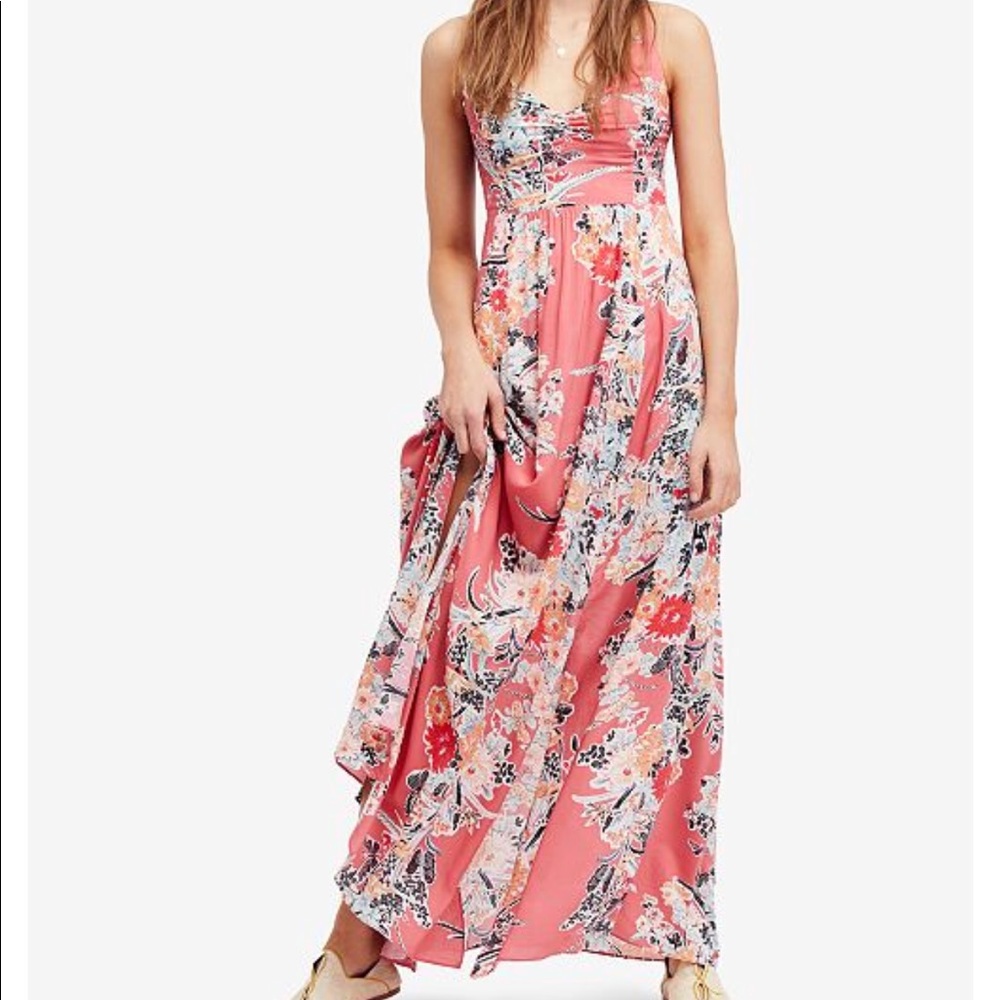 Free People through the vine  maxi dress